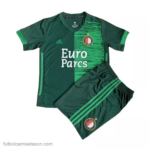 Camiseta Feyenoord Rotterdam 2ª Niño 2021/22 Verde